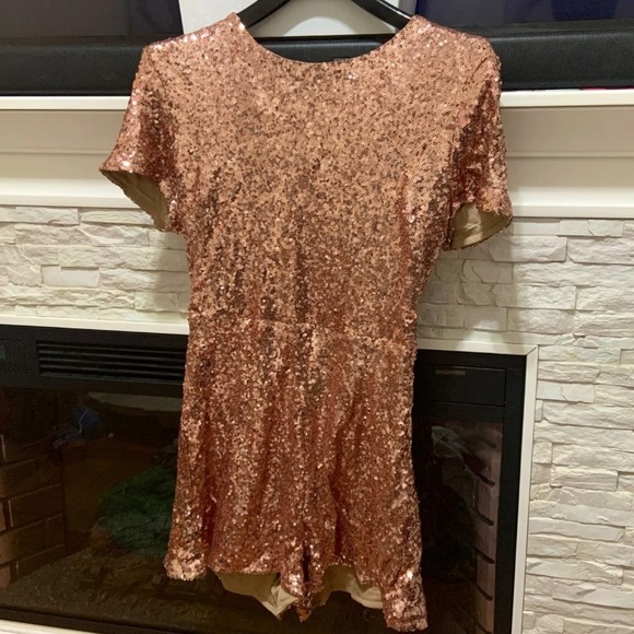 Fashion nova sequin romper dress - Picture 2 of 4